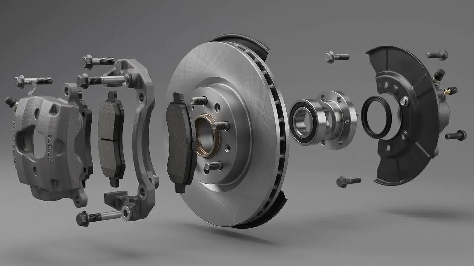 Ultra-High Performance Dual-Piston Disk Brake Assembly